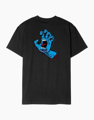 Santa Cruz Mens Santa Cruz Mens Screaming Hand Short Sleeve T-Shirt - Black - Size: 38