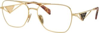 Prada Glasses, unisex, Yellow, Size: 57 MM B50V Eyeglasses