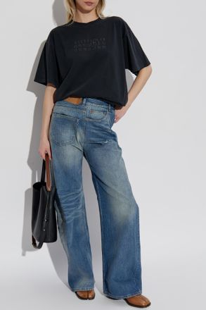Maison Margiela Wide-leg Jeans, Womens, Blue