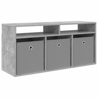 vidaXL Mueble Bajo Con Caj&oacute;n Gris Concreto 102 X 32 X 48,5 Cm Vidaxl