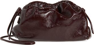 Mansur Gavriel Mini Cloud Leather Clutch in Oxblood at Nordstrom