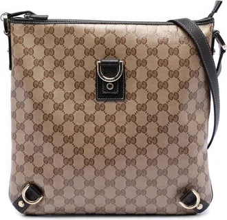 Gucci Pre-owned Gucci GG Crystal Abbey D Ring Crossbody Unisex U8B9VUZPTNY7EQJP