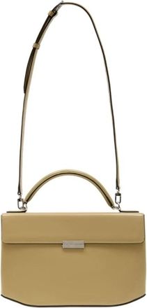 Toteme Handbags, female, Beige, Size: ONE SIZE Box Top Handle Purse