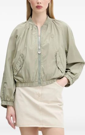 HUGO BOSS Happy Hugo cropped jack met geborduurd logo - Groen