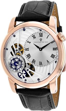 Christian Van Sant Mens Silver dial Watch