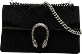 Gucci Pre-owned Cross Body Bags, female, Black, Size: ONE SIZE Pre-owned Vintage Shoulder Bag