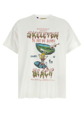 Gallery Dept. White Cotton Mens T-Shirt