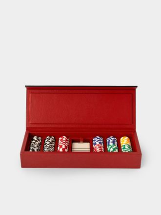 Giobagnara Parma Leather Poker Set