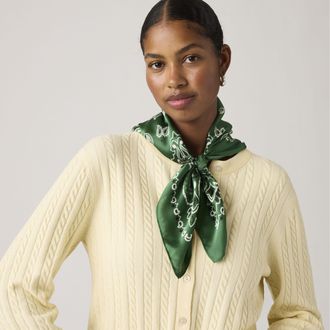 Levi's Satin Bandana - Womens - One Size - Green