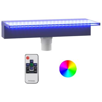 vidaXL Fuente Cascada Con Led Rgb Acr&iacute;lico 45 Cm Vidaxl