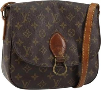 Louis Vuitton Pre-owned Vintage Cross Body Tas - Dames - Vintage Schoudertas - Bruin - ONE Size - Leer - Vintage