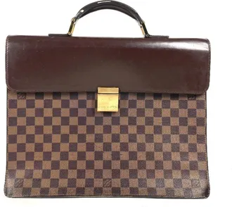 Louis Vuitton Brown Ebene Damier Canvas Briefcase (Pre-Owned)