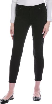 7 For All Mankind Black Ankle Skinny Jean