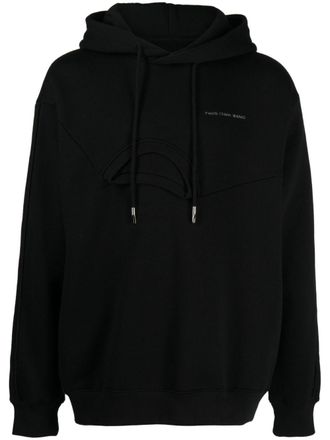 Feng Chen Wang Hoodie met geborduurd logo - Zwart