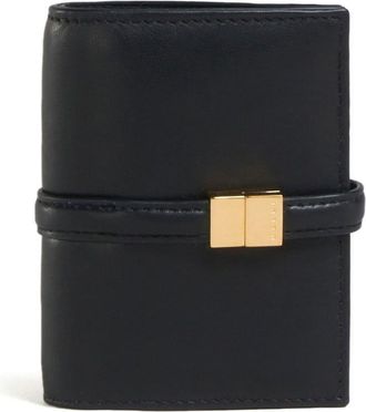 Marni Prisma logo-engraved leather wallet - women - Calf Leather (top grain)/Calf Leather (top grain) - One Size - Black