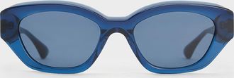 Charles & Keith Onyx Recycled Acetate Cat-Eye Sunglasses