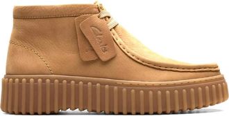Clarks Polacco Torhill Moss - Dames - Veterlaarzen - Bruin - 37 EU - Leer - Schoenen