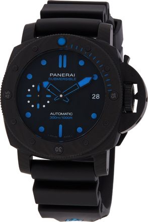 Officine Panerai Pre-owned Panerai Submersible Carbontech Automatic 300 Meters Mens Watch PAM00960