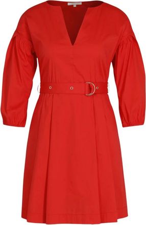 Patrizia Pepe Abito - Dames - Korte kleedjes - Rood - M - Kleedjes
