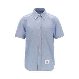 Thom Browne Heren, Overhemden, Blauw, Maat: L Katoen