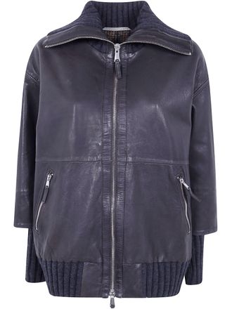 The Jackie Leathers Leather Jacket Dark Brown Fenice
