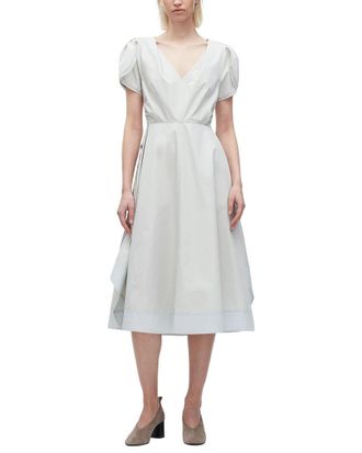 3.1 Phillip Lim Soft Tulip Sleeve V-Neck Dress