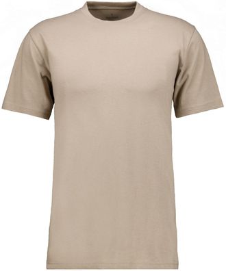 Ragman T-Shirt RAGMAN, Herren, Gr. 58, braun (walnuss, 875), Baumwolle, regular fit, Rundhals, Shirts T-Shirt