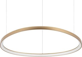 Ideal Lux Ideal Lux Gemini 105cm LED Integrated LED Pendant Ceiling Light Brass 2700K