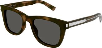 Saint Laurent SL 712 Zonnebril - unisex - Zonnebrillen - Bruin - 52 MM - Accessoires