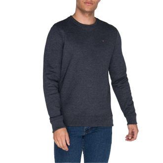 Tommy Jeans Heren fleece gevoerd sweatshirt (Marine)