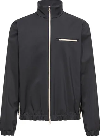 Moncler Moncler Fourioun Cotton Blend Short Jacket, Men, Blue, Size: 0