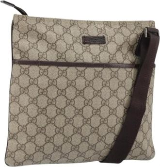 Gucci Pre-owned Plastic Cross Body Bag - Dames - Vintage Schoudertas - Beige - ONE Size - Vintage