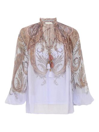 Zimmermann Hypnotic Billow Blouse
