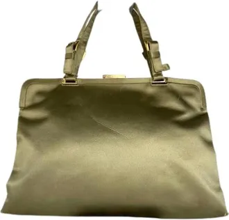 Prada Pre-owned Handbags, female, Green, Size: ONE SIZE Pre-owned Vintage Handbag