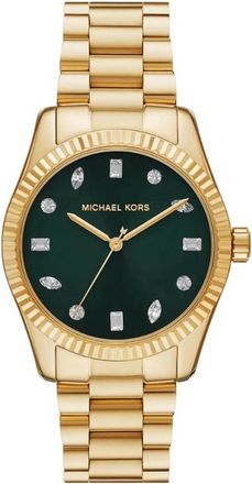Michael Kors Lexington Horloge - Dames - Horloges - Geel - ONE Size - Accessoires