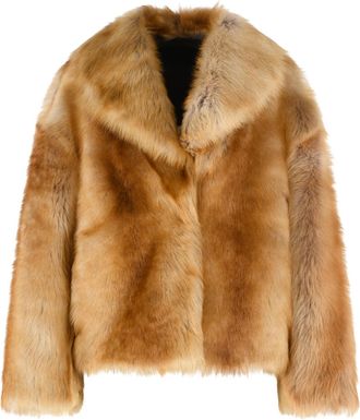Salvatore Santoro Brown Sheepskin Fur Short Jacket
