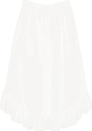 Zimmermann Daylight Skirt - Dames - Maxi Rokken - Wit - XS - Katoen - Rokken