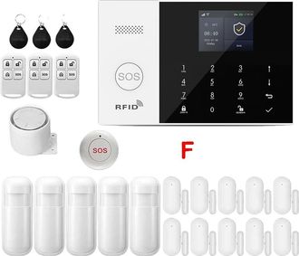 OEM Sistema De Alarma, Conectividad Inal&aacute;mbrica, Compatibilidad Con Hogares Inteligentes, F-2g-ue