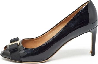 Ferragamo Pumps con fiocco Vara 80mm - Nero