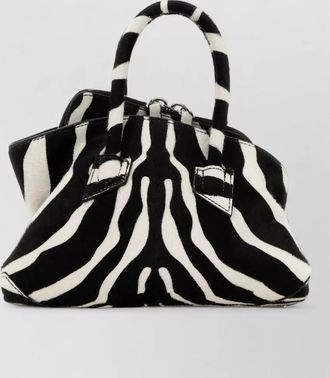 The Attico la passeggiata calf hair mini handbag