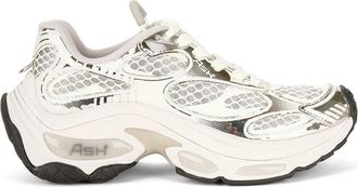 Ash Ash, Schoenen, Dames, Grijs, 39 EU, Zilveren Draak Platte Schoenen