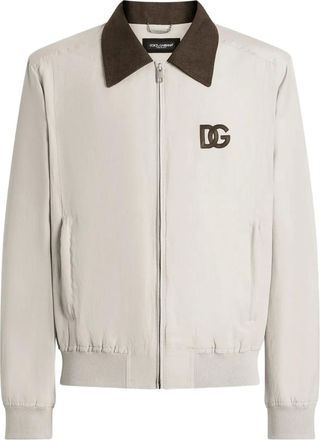 Dolce & Gabbana Bomber con zip - Toni neutri