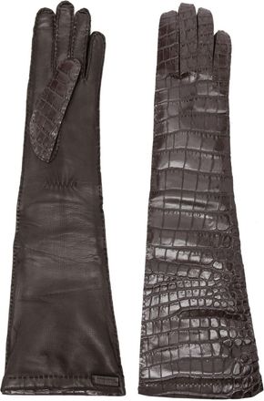 Miu Miu Guanti in pelle - Marrone