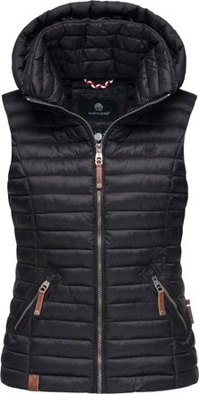 Navahoo Dames Gewatteerde Bodywarmer Shadaa - Lichte Weste met Afneembare Capuchon