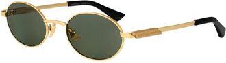 Bottega Veneta Bv 1470S Zonnebril - unisex - Zonnebrillen - Geel - 52 MM - Accessoires