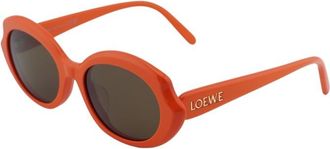 Loewe LW40147F42E Square Full Rim Sunglasses - Orange