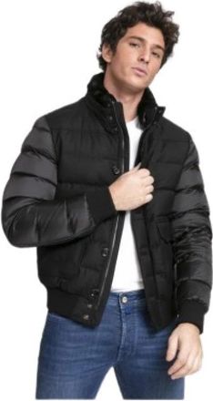 Moorer Down Jassen - Heren - Gewatteerde jassen - Zwart - 2XL - Wol - Jassen
