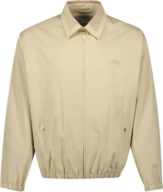 Drôle de Monsieur Light Jackets, male, Beige, Size: M Cotton Bomber Jacket