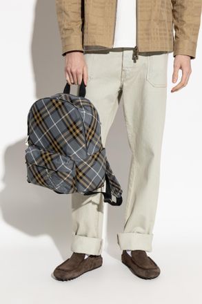 Burberry Backpack Classics, Mens, Blue