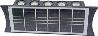 Trade Shop Trade Shop Traesio - Trade Shop - Lampada Pannello Solare Por Parete Con 10 Led Impermeabilie External